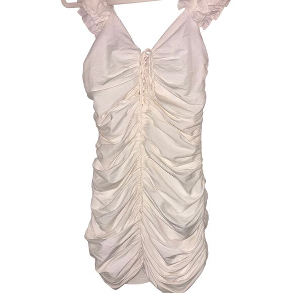 Zara ruched mini dress - Picture 6 of 6